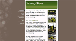 Desktop Screenshot of fenwaysigns.com